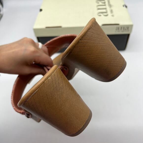 a.n.a Womens Robinson Heeled Sandals Terracotta Pink Size 10M - Picture 11 of 12